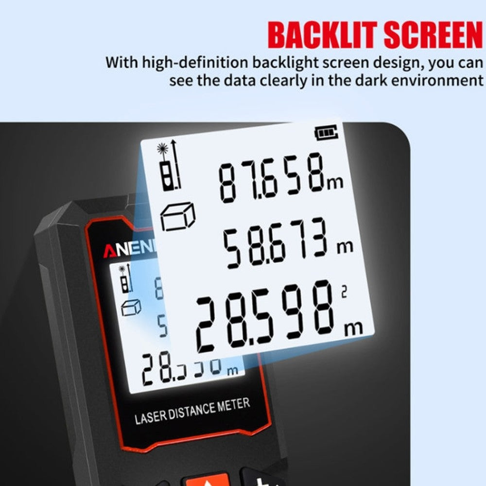 ANENG Handheld Infrared Rangefinder, 40m Precision Version, 60m Precision Version, 80m Precision Version, 100m Precision Version