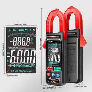 ANENG Large Screen Multi-Function Clamp Fully Automatic Smart Multimeter, ST211 Red, ST211 Black, ST212 Red DC Current, ST212 Black DC Current