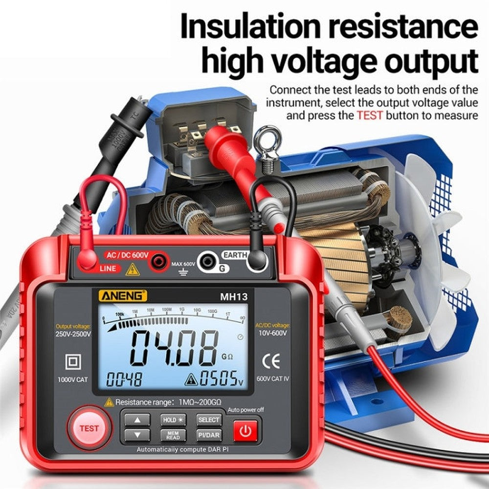 ANENG MH13 High Voltage Digital Electronic Meter Insulation Resistance Tester