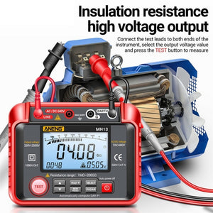 ANENG MH13 High Voltage Digital Electronic Meter Insulation Resistance Tester