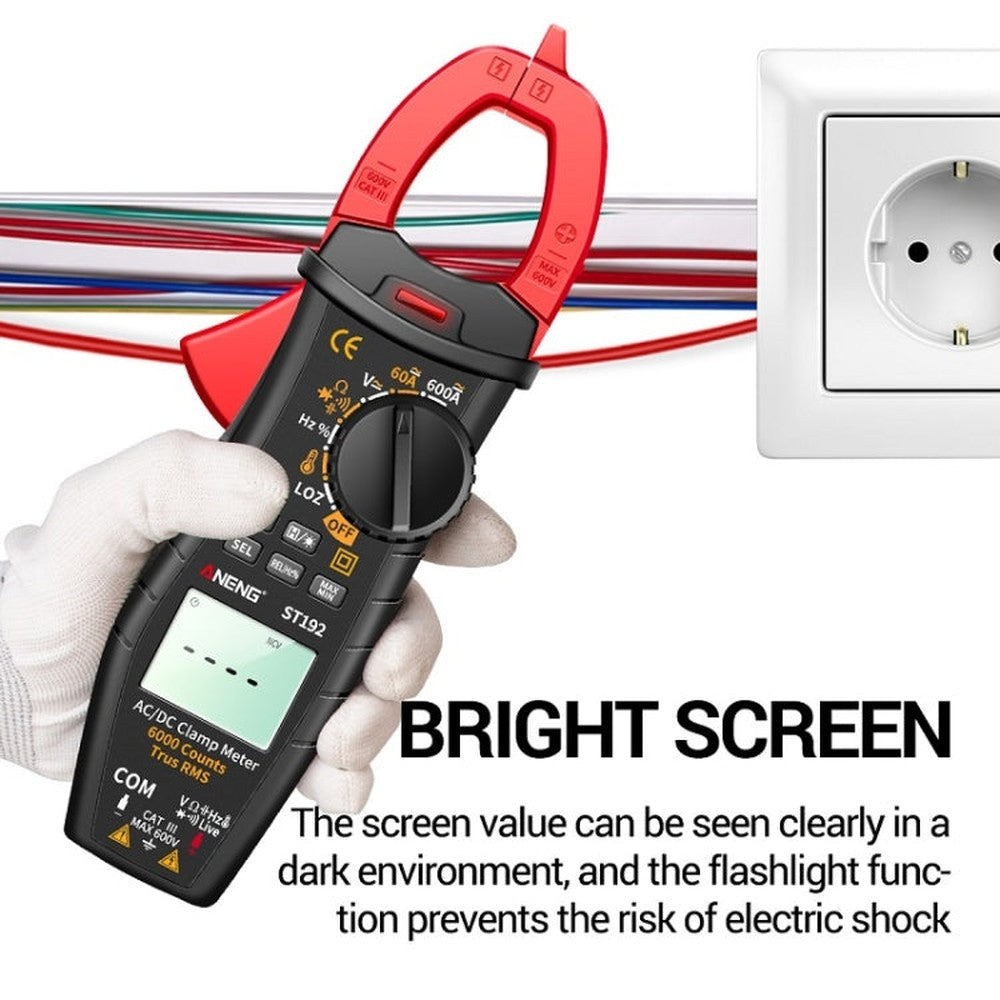 ANENG ST191 Multifunctional AC Clamp Digital Meter, ST192 600A DC Current, ST193 Intelligent Automatic