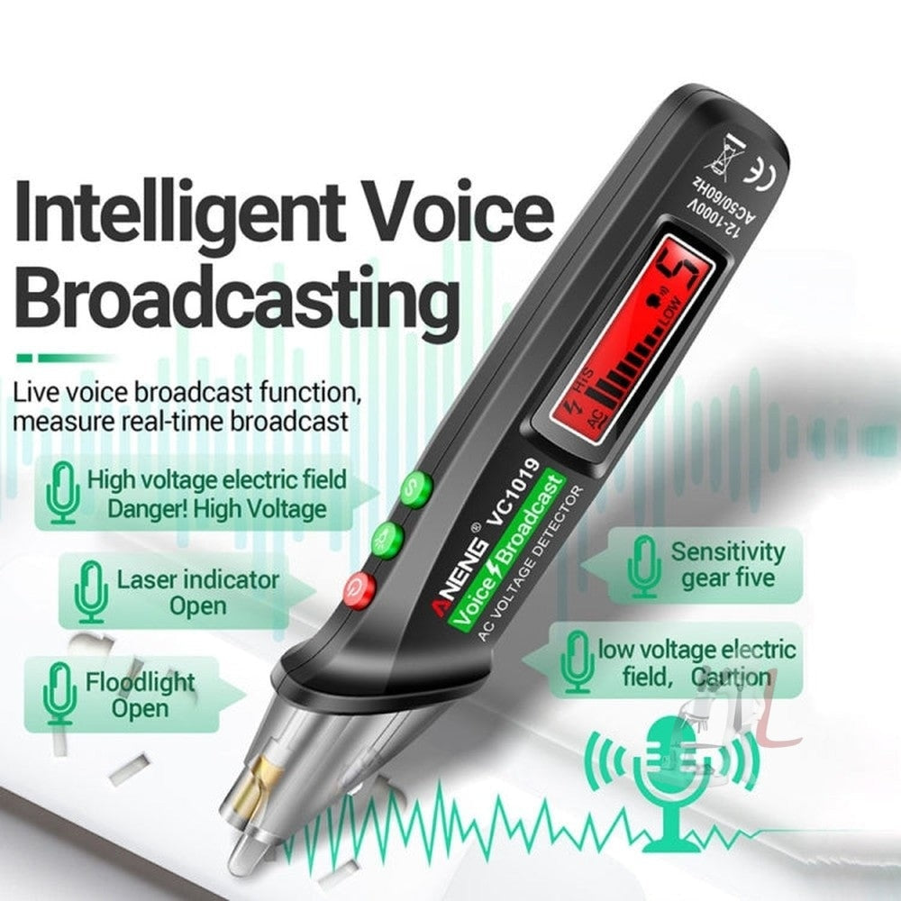 ANENG VC1019 Non-Contact Induction Electric Pen High-Precision Line Detection Breakpoint Voice Test Pen, VC1019