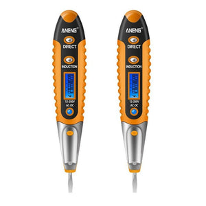ANENG VD700 2pcs Sound and Light Alarm Non - contact Digital Display Sensor Multi - function Test Pen, Digital Display Pen (Yellow Green), Digital Display Pen (Black Yellow), Digital Display Pen (Black Red) - laboratorydeal