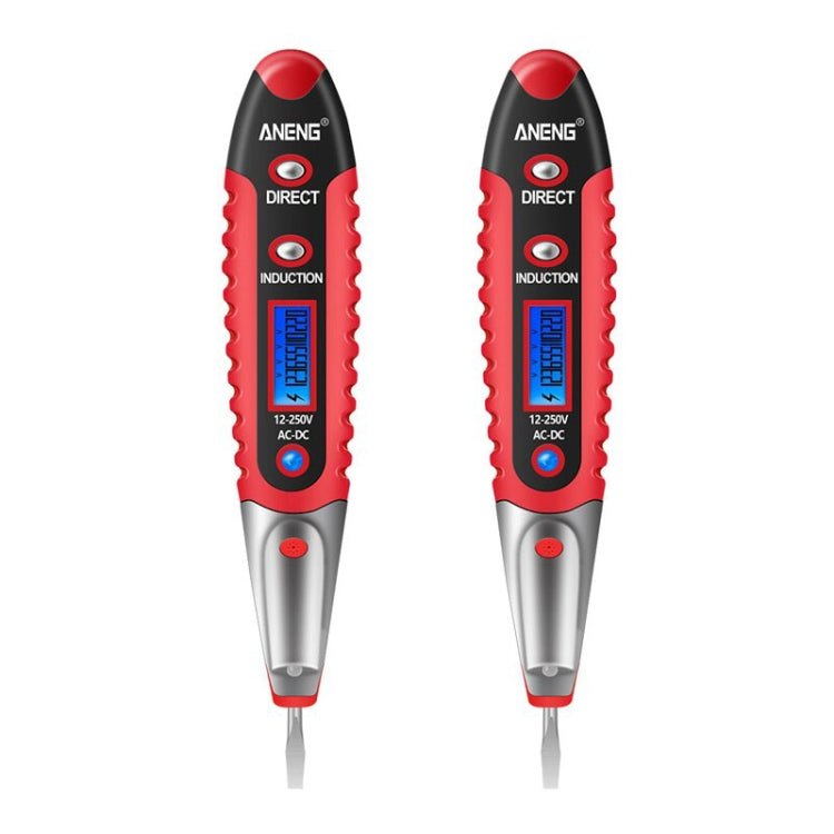 ANENG VD700 2pcs Sound and Light Alarm Non - contact Digital Display Sensor Multi - function Test Pen, Digital Display Pen (Yellow Green), Digital Display Pen (Black Yellow), Digital Display Pen (Black Red) - laboratorydeal