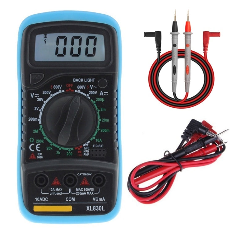 ANENG XL830L Multi-Function Digital Display High-Precision Digital Multimeter, Bubble Bag Packing, Standard+10A Extra Tip Pen laboratorydeal