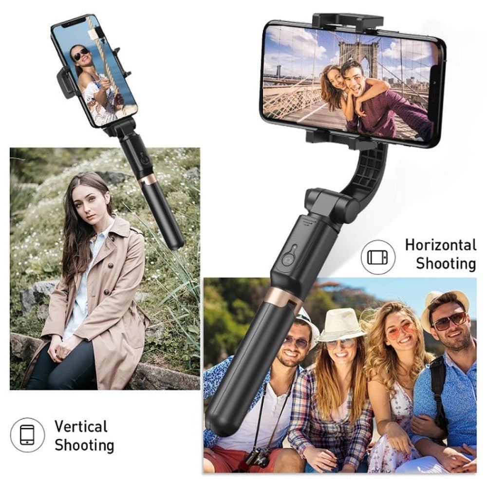 APEXEL APL - D6 Live Video Multifunctional Mobile Phone Gimbal Stabilizer Selfie Stick, APL - D6 - laboratorydeal