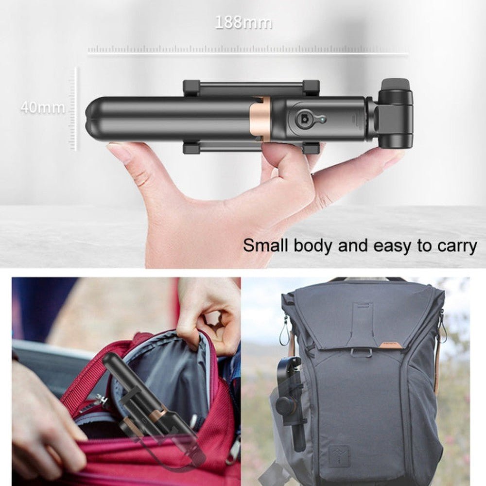 APEXEL APL - D6 Live Video Multifunctional Mobile Phone Gimbal Stabilizer Selfie Stick, APL - D6 - laboratorydeal