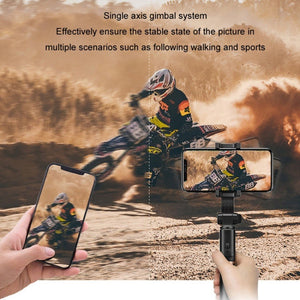 APEXEL APL - D6 Live Video Multifunctional Mobile Phone Gimbal Stabilizer Selfie Stick, APL - D6 - laboratorydeal