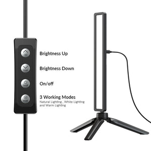 APEXEL APL - FL06 Portable Square Strip Live Video Conferencing Fill Light, APL - FL06 - laboratorydeal