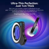 APEXEL APL-FL26 Jewelry Food Still Life Tri-color 9-speed Slim Ring Macro Photography Fill Light, APL-FL26