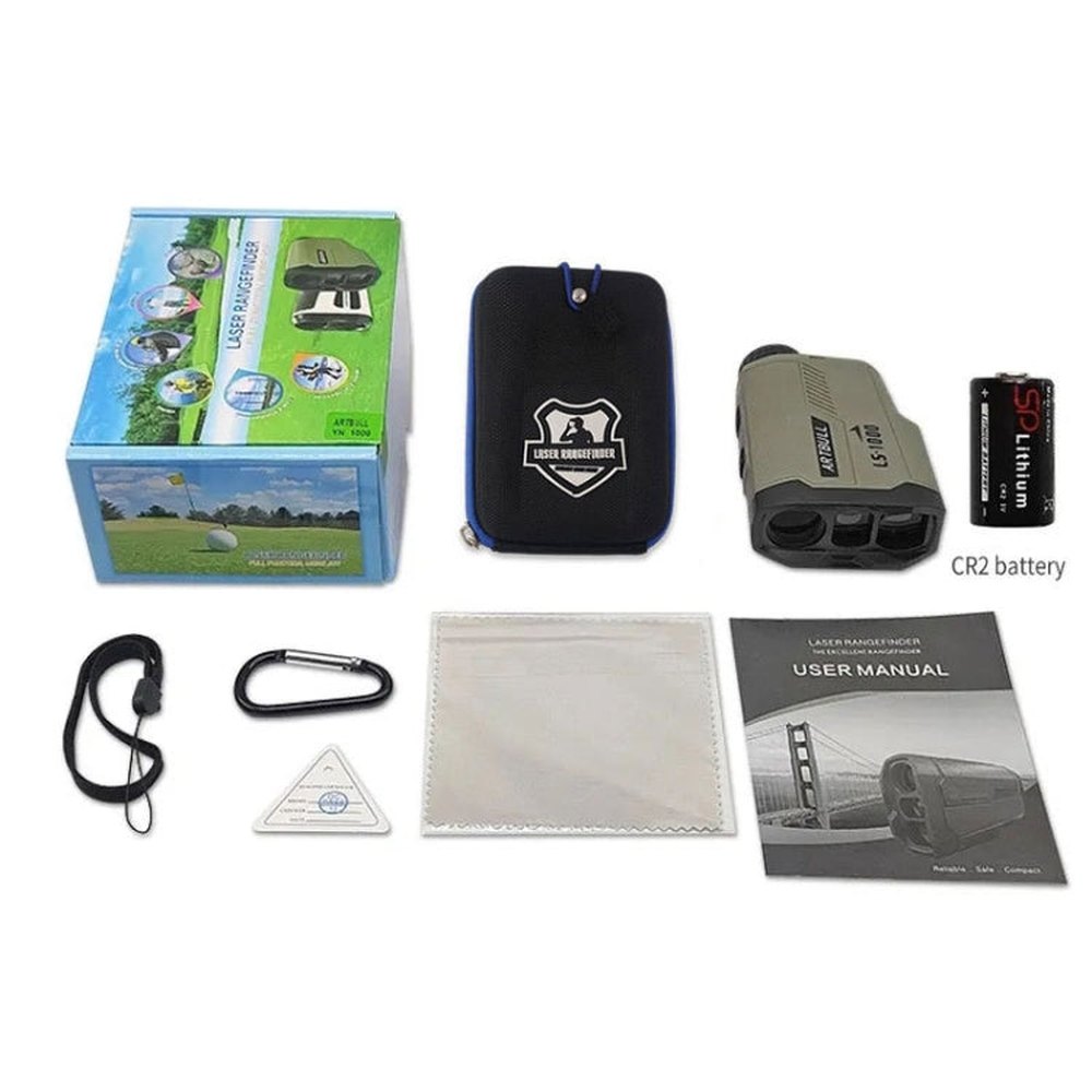 ARBULL LS-1000 Golf Rangefinder Outdoor Altimeter Goniometer Telescope, LS-1000