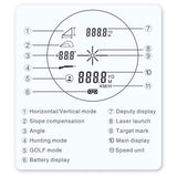 ARTBULL 1000m Golf Laser Rangefinder Telescope Altimeter Speedometer, ARTBULL 1000m