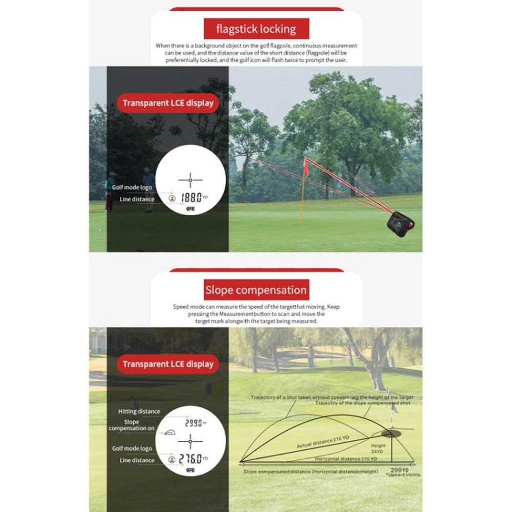 ARTBULL 1000m Golf Laser Rangefinder Telescope Altimeter Speedometer, ARTBULL 1000m