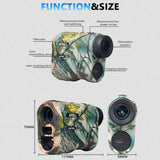 ARTBULL NK-1000 Camouflage Golf Rangefinder Rechargeable Telescope, Random Color Delivery, NK-1000