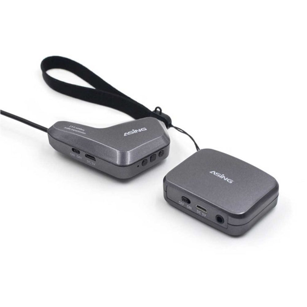 ASiNG WM01 2.4GHz Wireless Audio Transmission Electronic Pickup Microphone, Transmission Distance: 50m, WM01 - laboratorydeal