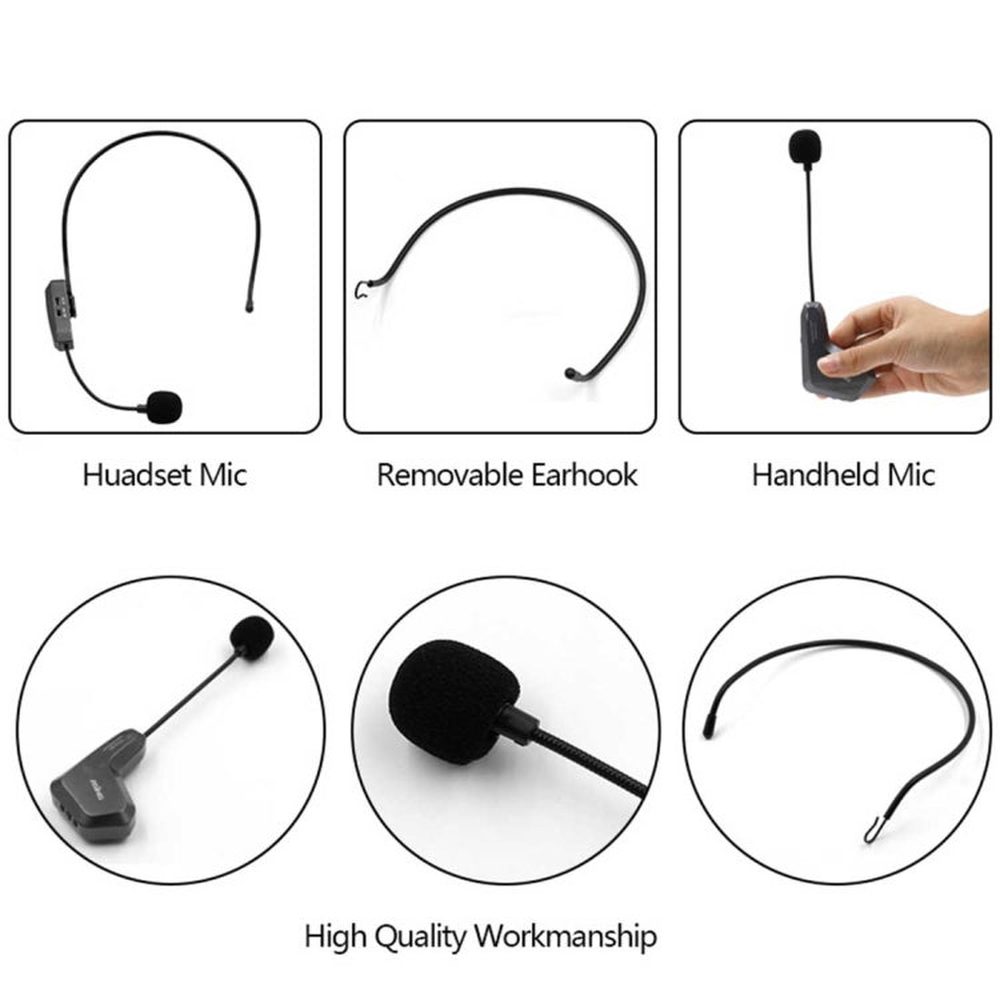 ASiNG WM01 2.4GHz Wireless Audio Transmission Electronic Pickup Microphone, Transmission Distance: 50m, WM01 - laboratorydeal