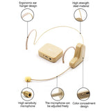 ASiNG  WM03 2.4G Wireless Microphone Headset Microphone Bluetooth Speaker Kit, WM03 Black, WM03 White