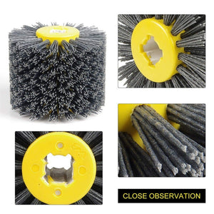 Abrasive Wire Drawing Wheel Wood Grain Reduction Refurbishment Drawing Wheel, 80 Mesh, 240 Mesh, 320 Mesh - laboratorydeal