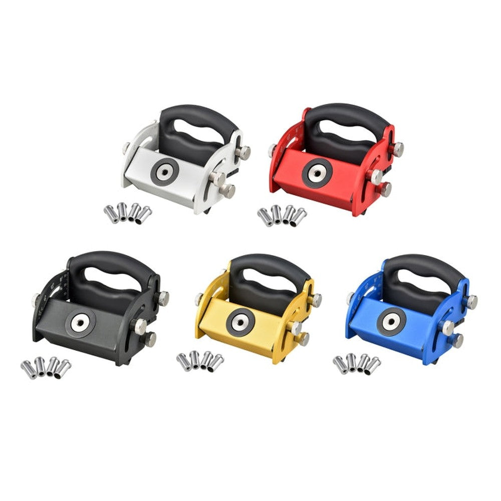 Aluminum Alloy Woodworking Inclined Hole Locator Punching Locator, Red, Black, Golden, Blue, Silver