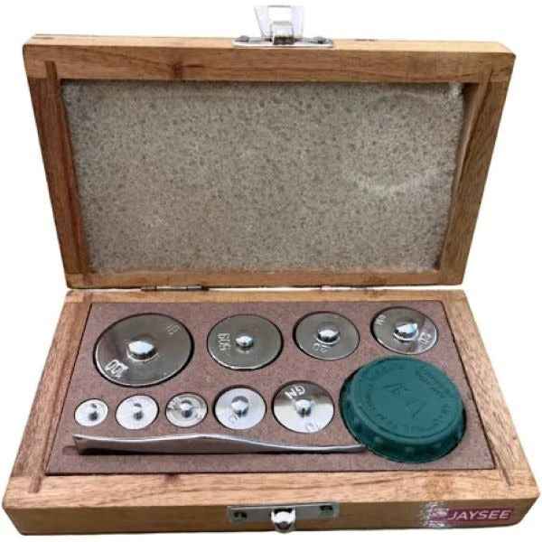 Analytical Weight Box Brass – 1mg to 100mg
