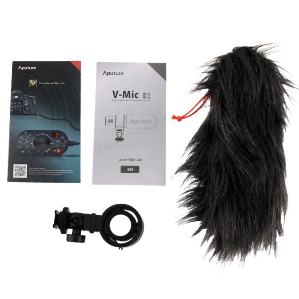 Aputure V - MIC D1 Directional Condenser Shotgun Microphone, Support 360 Degree Pan / 180 Degree Tilt - laboratorydeal