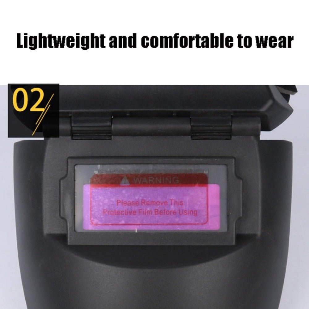 Automatic Darkening Welding Mask Solar Argon Arc Welding Protective Helmet, Helmet - laboratorydeal