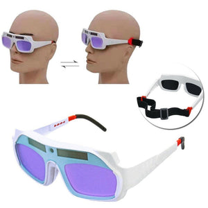 Automatic Dimming Anti - Ultraviolet Anti - Strong Photoelectric Welding Glasses, (White), (Black) - laboratorydeal
