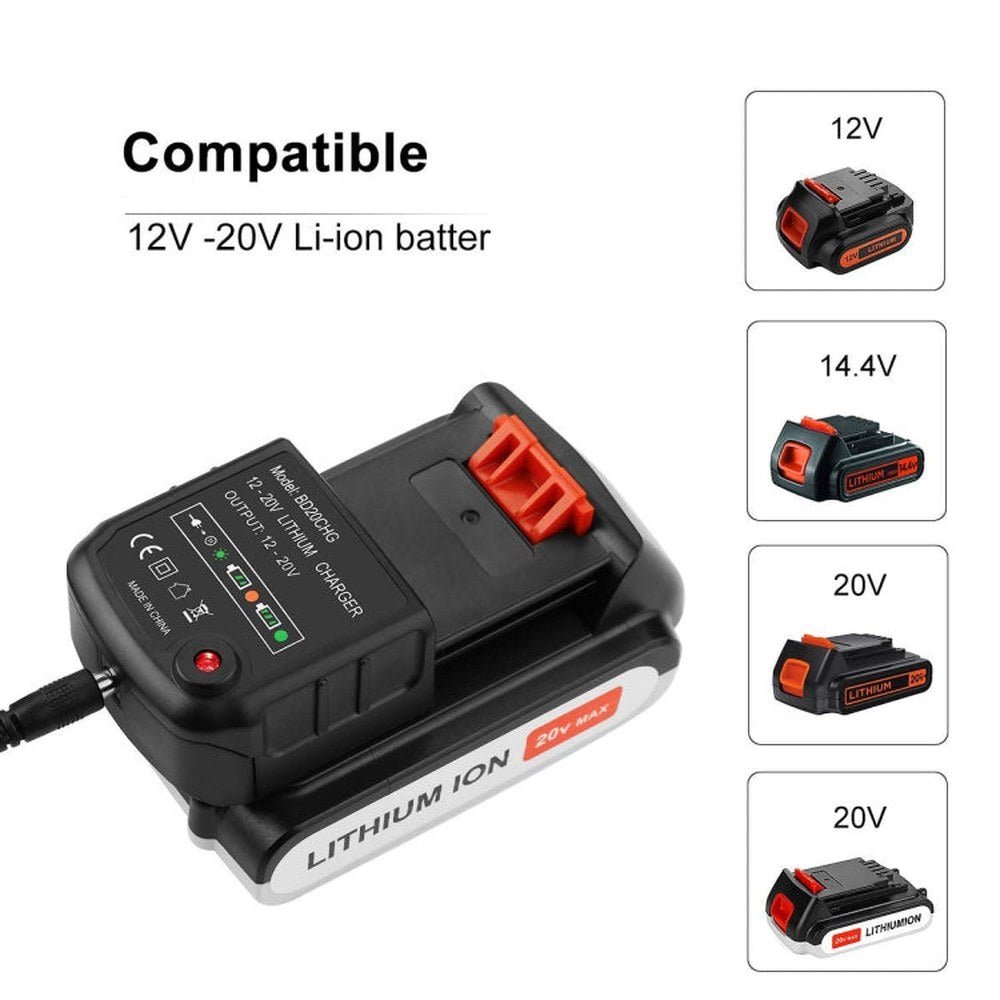 BD20CHG For Battery 20V Lithium Battery Charger Electric Tool Accessories, US, EU - laboratorydeal