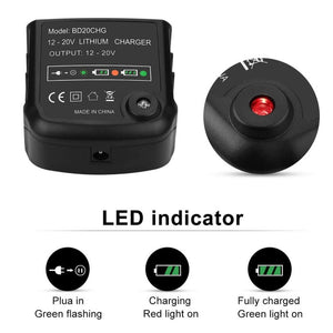 BD20CHG For Battery 20V Lithium Battery Charger Electric Tool Accessories, US, EU - laboratorydeal
