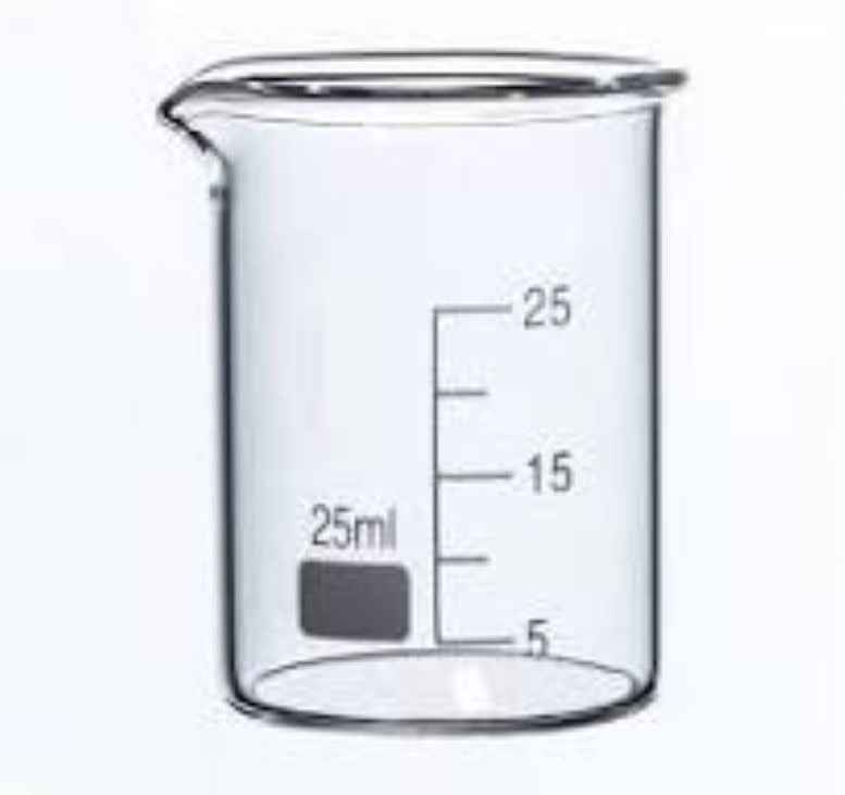 BEAKER Graduated 25 ML Borosilicate Glass