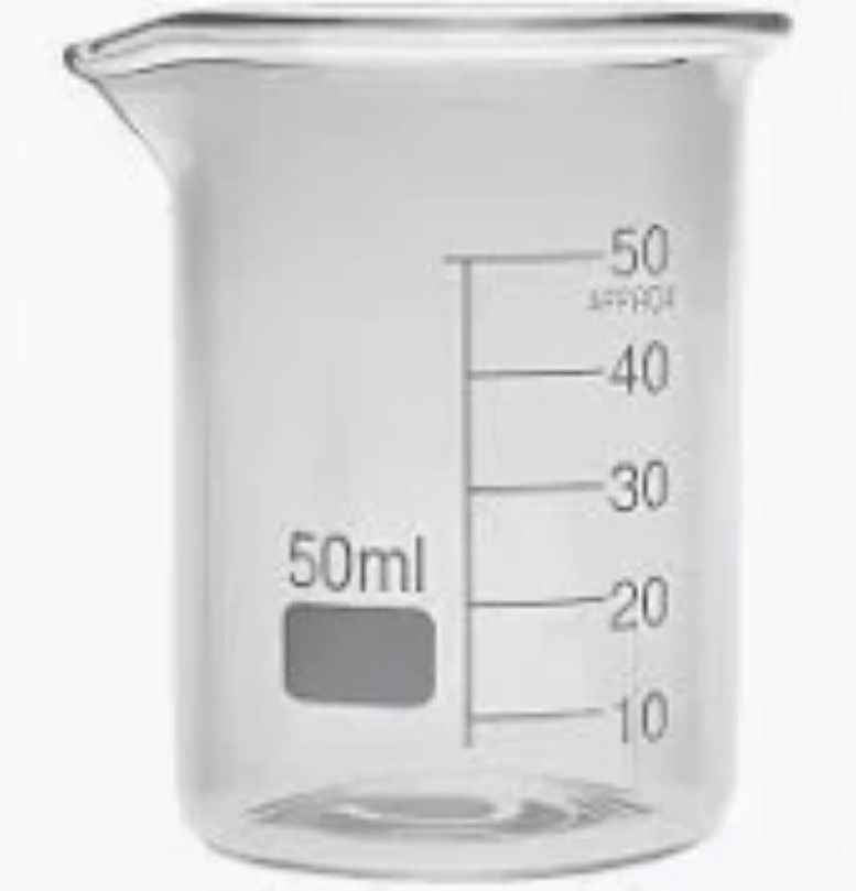 BEAKER Graduated 50 ML Borosilicate Glass