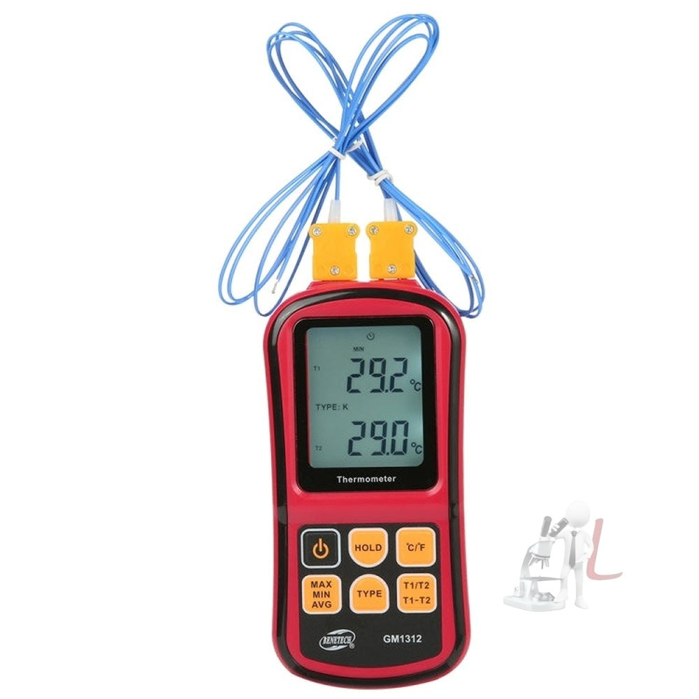 BENETECH GM1312 2.4 inch LCD Screen Thermocouple Thermometer Measure J,K,T,E,N and R Type, Measure Range: -50~300C