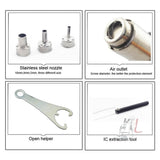 BEST BST-858+ AC 220V 50Hz 650W Adjustable Temperature Unleaded Hot Air Gun with Helical Wind, BST-858+ EU Plug, BST-858+ US Plug