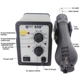 BEST BST-858+ AC 220V 50Hz 650W Adjustable Temperature Unleaded Hot Air Gun with Helical Wind, BST-858+ EU Plug, BST-858+ US Plug