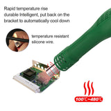 BEST BST-858D+ AC 220V 50Hz 650W LED Displayer Adjustable Temperature Unleaded Hot Air Gun with Helical Wind, BST-858D+  EU Plug, BST-858D+ US Plug