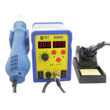 BEST BST-898D 2 in 1 AC 220V 720W LED Displayer Helical Wind Adjustable Temperature Unleaded Hot Air Gun + Solder Station & Soldering Iron, BST-898D EU Plug, BST-898D US Plug