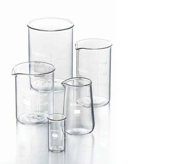 BOROSIL 1000 Beaker Low Form With Spout laboratory deal