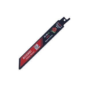BOSWEI Hardcore Reciprocating Saw Strip Fine Teeth Saber Saw Blade Metal Plastic Wood Bimetal Curve Saw Blade, S922EF, S1122BF, S1122EF, S1222BF, S1222EF - laboratorydeal