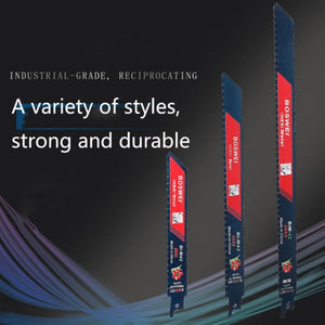 BOSWEI Hardcore Reciprocating Saw Strip Fine Teeth Saber Saw Blade Metal Plastic Wood Bimetal Curve Saw Blade, S922EF, S1122BF, S1122EF, S1222BF, S1222EF - laboratorydeal