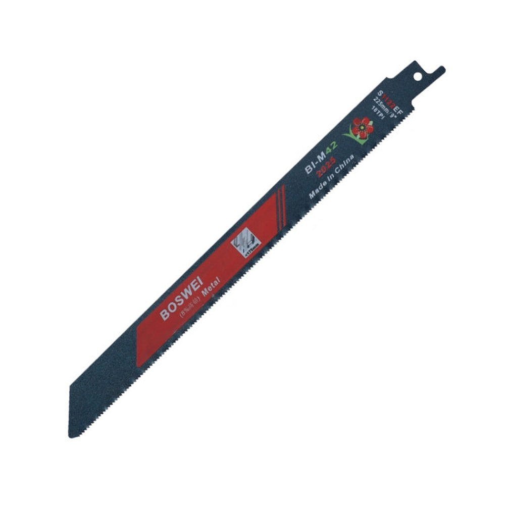BOSWEI Hardcore Reciprocating Saw Strip Fine Teeth Saber Saw Blade Metal Plastic Wood Bimetal Curve Saw Blade, S922EF, S1122BF, S1122EF, S1222BF, S1222EF - laboratorydeal