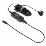 BOYA BY-DM10 USB / 8 Pin Plug Broadcast Lavalier Microphone with Windscreen, Cable Length: 6m
