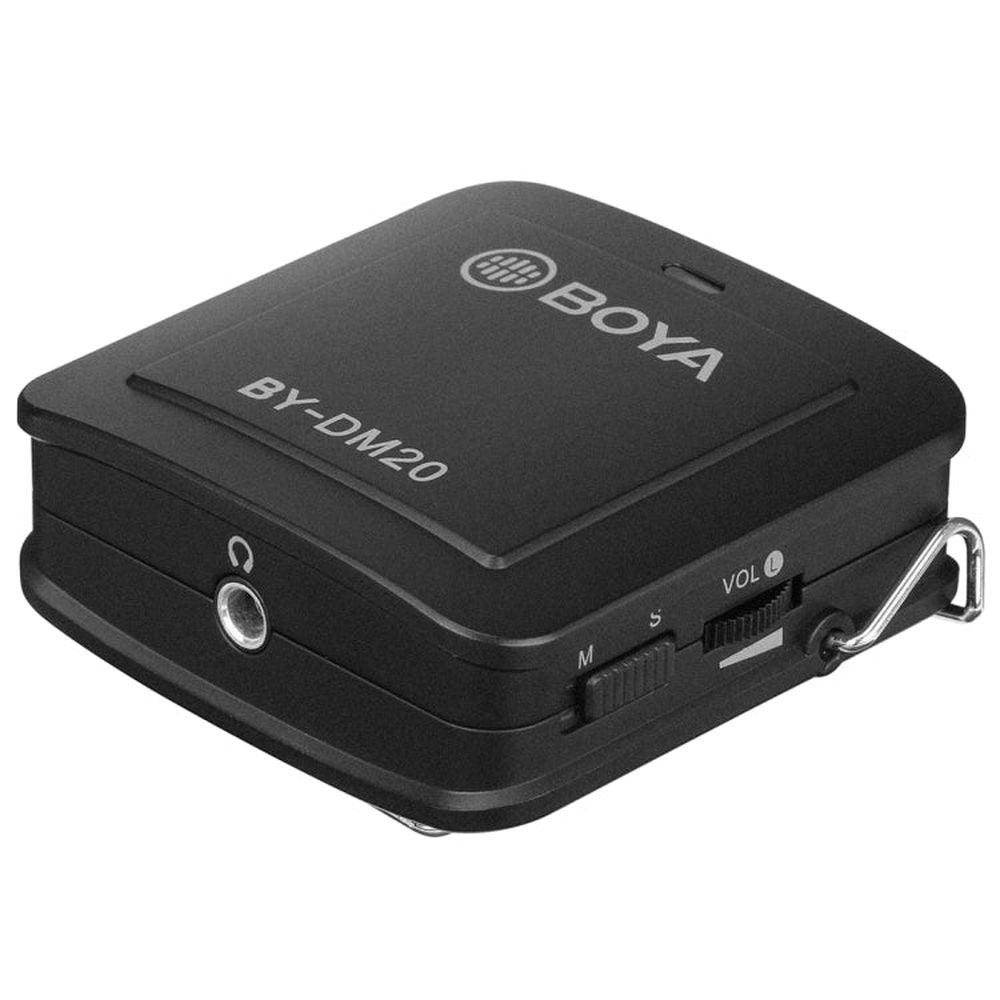 BOYA BY - DM20 Dual - Channel Recording Lavalier Microphone for iPhone / Android(Type - C) / Laptop - laboratorydeal