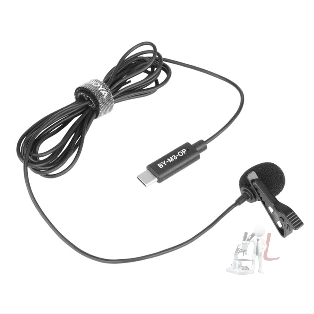 BOYA BY - M3 - OP For DJI OSMO Pocket Clip - on Digital Lavalier Microphone, BY - M3 - OP - laboratorydeal