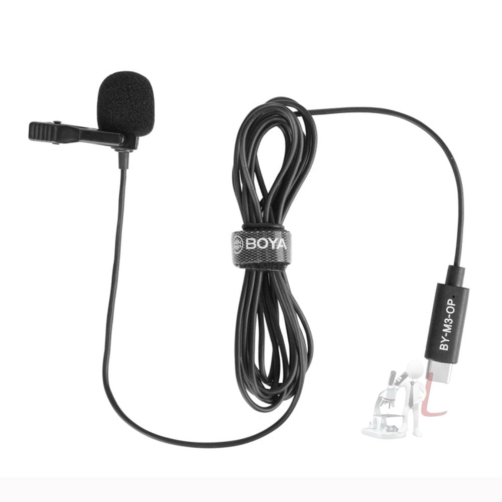 BOYA BY - M3 - OP For DJI OSMO Pocket Clip - on Digital Lavalier Microphone, BY - M3 - OP - laboratorydeal