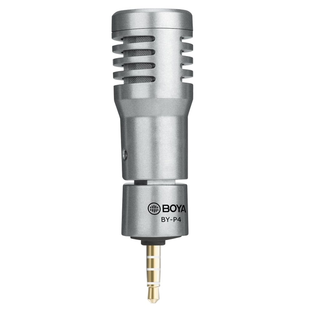 BOYA BY - P4 Omnidirectional Condenser Microphone for 3.5mm Interface Mobile Phones, Computers, Tablets, BY - P4 - laboratorydeal