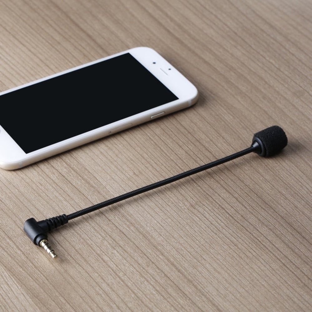 BOYA BY - UM4 3.5mm Interface Plug Live Show Omni - directional Condenser Mic Mini Flexible Microphone for iPhone, Galaxy, Huawei, LG and other Smartphones - laboratorydeal