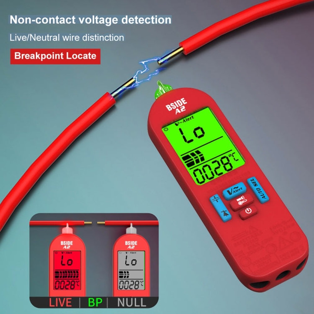 BSIDE A2 Charging Model Mini Digital Auto-Ranging Pencil Multimeter, BSIDE A2 With Tool Pack, BSIDE A2 Standard