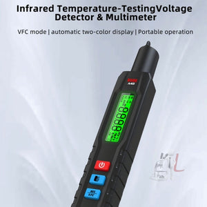 BSIDE A40 Infrared Thermometer Electric Pen Type Intelligent Multimeter VFC Inverter Voltage Tester, A40