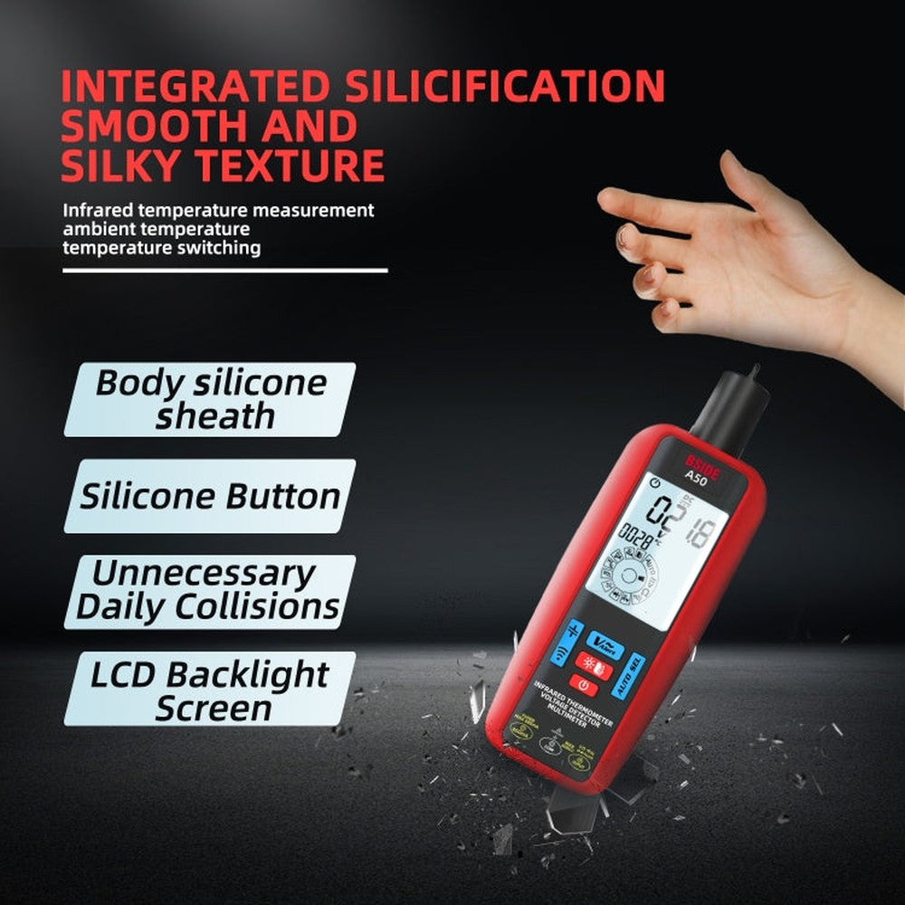 BSIDE A50 Infrared Temperature Test Digital Multimeter, A50