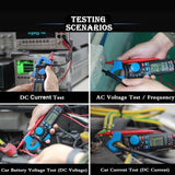 BSIDE ACM91 Digital Clamp Meter AC/DC Current 1mA True RMS Auto Range  Capacitor Tester Multimeter, ACM91 Blue, ACM91 Black, ACM91 Grey